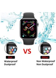 2 pack templered glass for apple watch 44mm iwatch series 5 4 3 2 1 all versions protect 100% screen 42mm 40mm 38mm all size