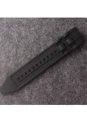 26mm Silicone Rubber Watchband Black Men Luxury Wristband Watch Band Replacement Strap for Invicta/Pro/Diver acessames