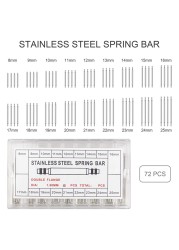 98pcs/set Watch Link Strap Link Pins Set Removal Spring Bar Tool Set for Watch Repair and Watch Band Replacement