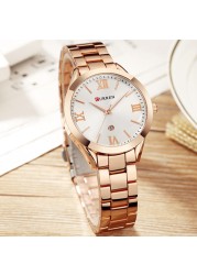 CURREN Gold Watch Women Watches Ladies 9007 Steel Women's Wrist Watches Female Clock Relogio Feminino Montre Femme