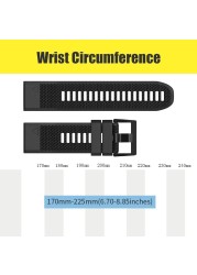 Original Silicone Band For /Fenix ​​6X /Fenix ​​6X Pro /Fenix ​​5X /Fenix ​​5X Plus Easy Fit 26mm Soft Silicone Strap Garmin Fenix ​​5X 26mm