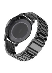 22mm/20mm Titanium Alloy Strap For Samsung Galaxy Watch 3 Gear S3 Huawei Watch GT2 Stainless Steel Bracelet Band For Amazfit GTR