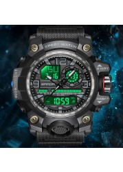 SANDA Brand G-Style Military Watch Men Digital Shock Sports Watches for Man Waterproof Electronic Wristwatch Mens 2022 Relogios