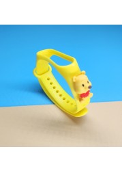 Disney Mickey Minnie Strap For Xiaomi Mi Band 4 3 5 6 Watch Strap Silicone Bracelet Replacement For Xiaomi Band Wristband