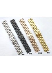 20mm 22mm Stainless Steel Watch Band for Galaxy Watch 4 40mm 44mm 42mm 46mm Strap Gear S3 Sport Loop for Huawei GT2 46 Bracelet