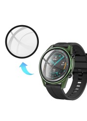 Luxury Plating Tempered Glass Screen Protector For Huawei Smart Watch GT 2 E 2E GT2 GT2E 46mm 46mm Protective Film Protection