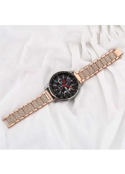 Bling Band for Galaxy Watch 3 4 45mm 41mm 42mm 46mm/Samsung Gear S2 S3 Classic Frontier/Active 2 40mm 44mm Women's Bracelet Strap