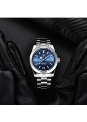 2022 New BENYAR Stainless Steel Automatic Men's Watches Top Brand Water Resistant Luxury Mechanical Wristwatch for Men