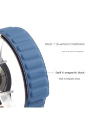 20mm 22mm Watch Strap For Samsung Galaxy Watch 3 46mm42mm Silicone Magnetic Active Band 2 Strap Bracelet For Huawei Watch GT 2
