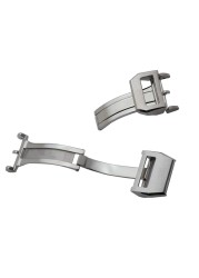 Stainless steel folding buckle, 18mm, for IWC Mark LE pet PRINCE Big PILOT Spitfire Timezon, Portuguese strap