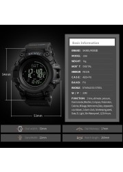 SKMEI Brand Mens Watches Sports Watch Pedometer Calorie Digital Watch Altimeter Altimeter Compass Thermometer Weather Men Watch