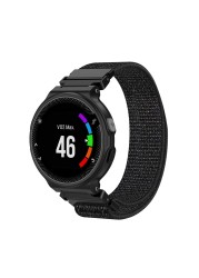 النايلون حلقة حزام ل Garmin Forerunner 235 735xt 220 230 630 620 نهج S20 S5 S6 سوار ساعة ذكية النساء سوار Correa حزام