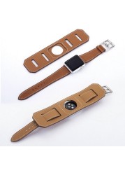 41/45mm Connect Bracelet Strap with Connector for iWatch Series 7 6 5 4 3 2 1 Leather Loop for Apple Watch Band 42mm 38mm 40mm 44mm