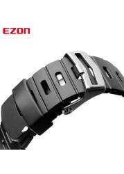 EZON Sport Watch Original Silicone Rubber Strap Watchband for L008 T023 T029 T031 G2 G3 S2 H001 H009 T007 T037 T043