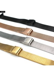 URVOI Band For Apple Watch Series 7 6 SE 5 4321 Slim Milanese Buckle Mesh Wrist Strap For iWatch Classic Stylish Design 41 45mm