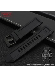 Silicone Rubber Bracelet Watch Band 26mm For Diesel DZ4496 DZ4427 DZ4487 DZ4323 DZ4318 DZ4305 Watchband Man Watches Strap