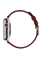 باند لآبل ووتش سلسلة 3 38 مللي متر 42 مللي متر لينة ثلاثة ثقوب جلدية للماء حزام ل iwatch سلسلة 4 5 6 SE 7 44 مللي متر 40 مللي متر 41 45 مللي متر