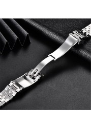 PAGANI DESIGN Original For PD1661,PD1662.PD1651 Watch 316L Stainless Steel Band Jubilee Band Bracelet Width 20mm, Length 220mm