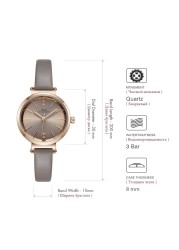 IBSO 8mm Ultra Thin Wristwatches Women Watches Luxury Female Fashion Watch Montre Femme 2022 Ladies Quartz Watch Relogio Feminino