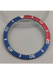 Watch ring flat aluminum alloy watch bezel insert bezel insert for 43mm watch accessories 38mm*31.5mm