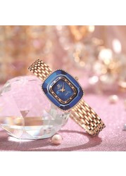 Women's Quartz Watch Waterproof Diamond Watches Brand Luxury Leather Band Star Casual Shinning Wristwatches