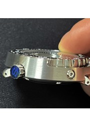 For NH35/36 Movement Stainless Steel Canned Tuna SBBN031 Watch Case Sapphire Glass and Metal Bracelet 20Bar Water Resistant