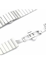 16/18/20/22mm Stainless Steel Band for Samsung S3 Galaxy Watch4 3 42 46mm for Huawei GT 2Pro for Watch Seiko Connect Bracelet Strap