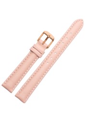 Women's Genuine Leather WatchBands for Casio Fossil Watch Band Foley Foley First Layer Leather Watch Strap 12mm 14mm 16mm