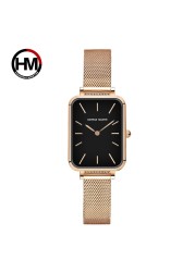 Luxury Ladies Ultrathin Quartz Watch Bracelet Simple Fashion Japanese Movement Stainless Steel Mesh Watch Strap Relogio Feminino