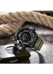 SMAEL Military Watch Men Water Resistant Army Sport Watch led Digital Wristwatch Male Stopwatches 1802 relogio masculino watches