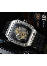 Feature Men Luxury Military Hollow Sports Watch Men Analog Date Quartz Watch Men's Watch