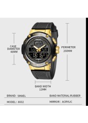 Sport Watch Men 50M Waterproof Wristwatches Mens Digital Watch Auto Stopwatch Date relogio masculino 8032 men watches