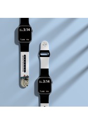 Luxury North Brand Smart Watch Band Korea Strap for Apple Watch Series 44mm 40mm 42mm 41mm 45mm IWatch 7 6 SE 5 4 3 2 Bracelet