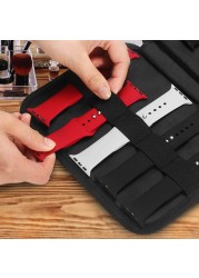 New Watch Organizer Box Multi-Spec Portable For Apple Watch Strap Travel Carry Bag Watchband Storage Bag Pouch