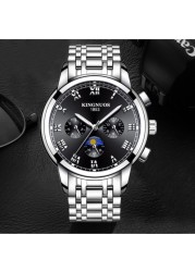 New Steel Band Business Waterproof Watch Men's Luxury Watch Fashion Luminous Male Watch Quartz Classic Wrist Watches For Men