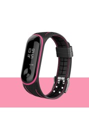 Free Shipping Replacement Honeycomb Silicone Bracelet Watch Band Strap for Xiaomi Mi Band 3 4