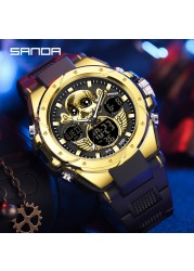 G Style Military Watches Shockproof Men Fashion Skull Watch Electronic Quartz Man Sports Wrist Watch Swimming relogio masculino 2022