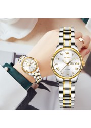 OLEVS - Women's Quartz Watch, Luxury Classic Watch, Water Resistant, Stainless Steel Band