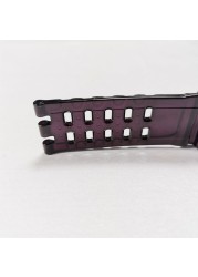 Black Purple GW9400 Silicone Rubber Watch Band and Bezel Transparent Watchband Cover with Tools Wholesale Dropshipping