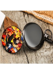 2022 New Custom Boyfriend Pocket Watch With Thick Chain Cool Style Animation Characters Men Advanced Sense Quartz Watches