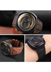 For Seven Friday Q2/03/M2/M021/T2 Genuine Leather Watchband Vintage styleDiesel Watch Men Cowhide Leather Strap Bracelet Accessories