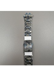 Genuine GMW-B5000 Blue Camouflage Titanium Watch Band With Tools and Screws