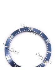 Rolamy wholesale high quality aluminum dark blue with white writing watch bezel insert for Omega Seamaster 2220