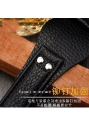 For Fit Fossil FS5088 FS4656 BQ1718 FS4616 4617 JR1401 1437 FTW1163 Watch Band Leather Strap 22 24mm With Strap Tray