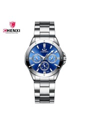 CHENXI Fashion Colors Top Brand Relogio Luxury Women's Watches Casual Waterproof Women's Watch Fashion Dress Rhinestone Watch 2022