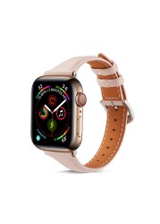 Fashion Leather Strap for Apple Watch Series 6, 5, 4, 3, 2, 1 SE, Buckle, 38, 40, 42, 44mm, Straps, Accessories