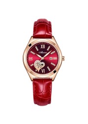 2022 Ladies Luxury Wristwatches Waterproof Diamond Female Watch Leather Waterproof Fashion Women's Watches Relogio Feminino