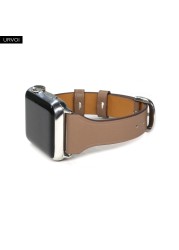 URVOI Leather Strap for Apple Watch Series 7 6 SE 5 4 3 2 T-shaped Ultra-thin Wrist Strap Fashion Design Strap for iWatch 41 45mm