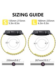 Silicone Strap For Samsung Galaxy Watch 3 Active 2 Huawei Watch 3/GT/GT2 Replacement Strap With Magnetic Buckle For Amazfit GTR