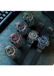 Digital Watch Men Sport Electronic Watches LED Male Wrist Watch for Men Watch Waterproof Wristwatch Famous Brand SANDA Clock 3133